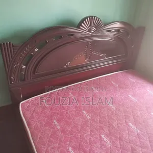Foreign Wood BED With Mattress