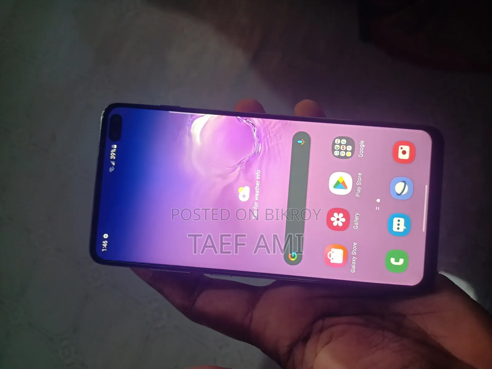 Samsung Galaxy S10 Plus 128 GB Blue