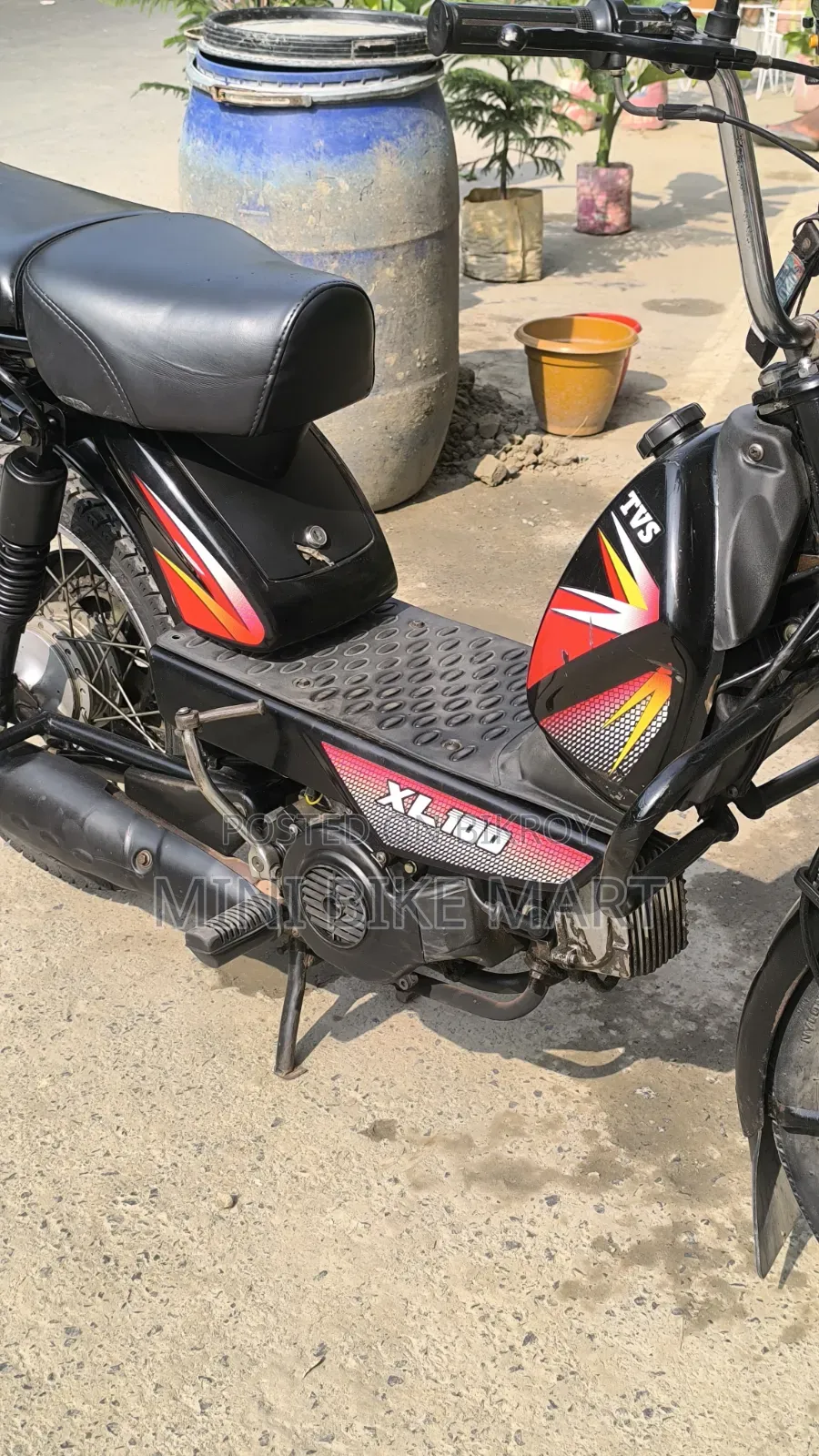 TVS XL 100 2018 Black