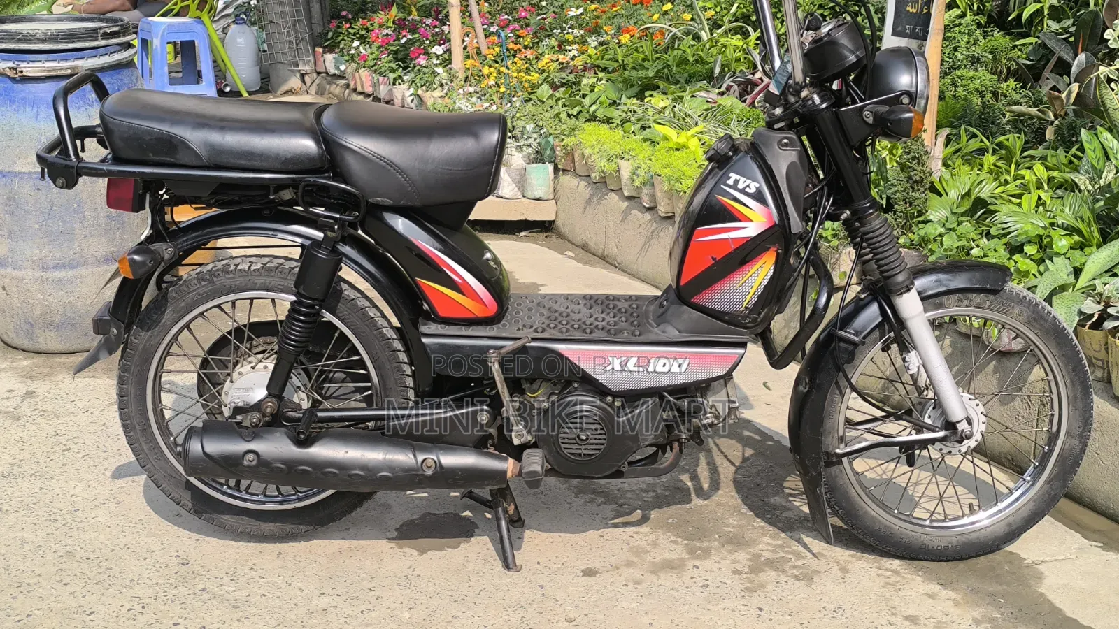 TVS XL 100 2018 Black