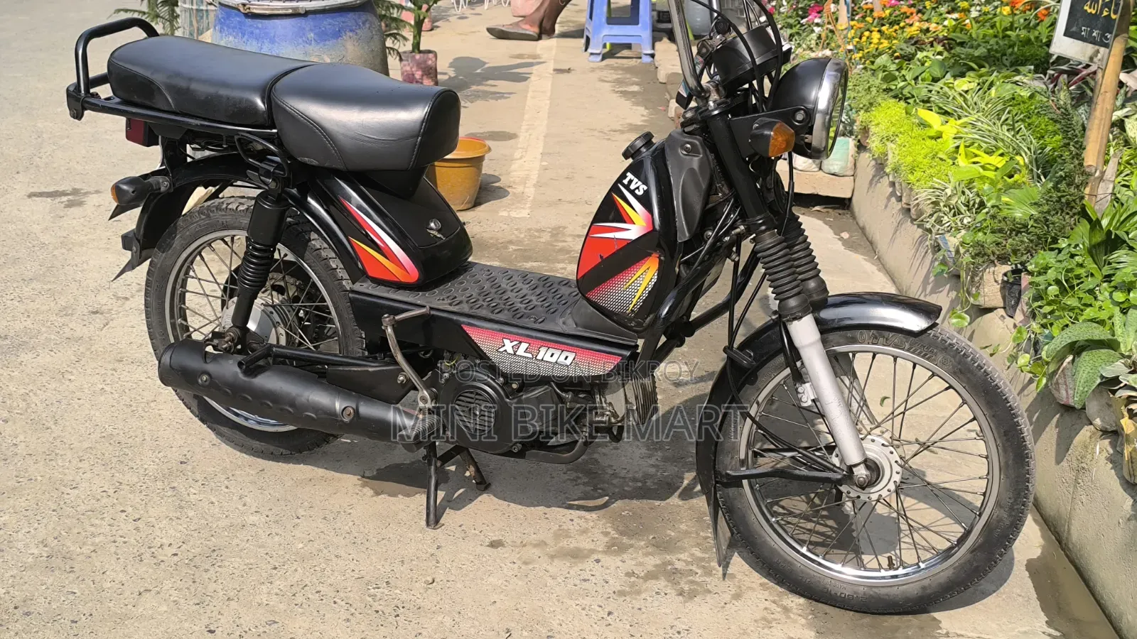 TVS XL 100 2018 Black