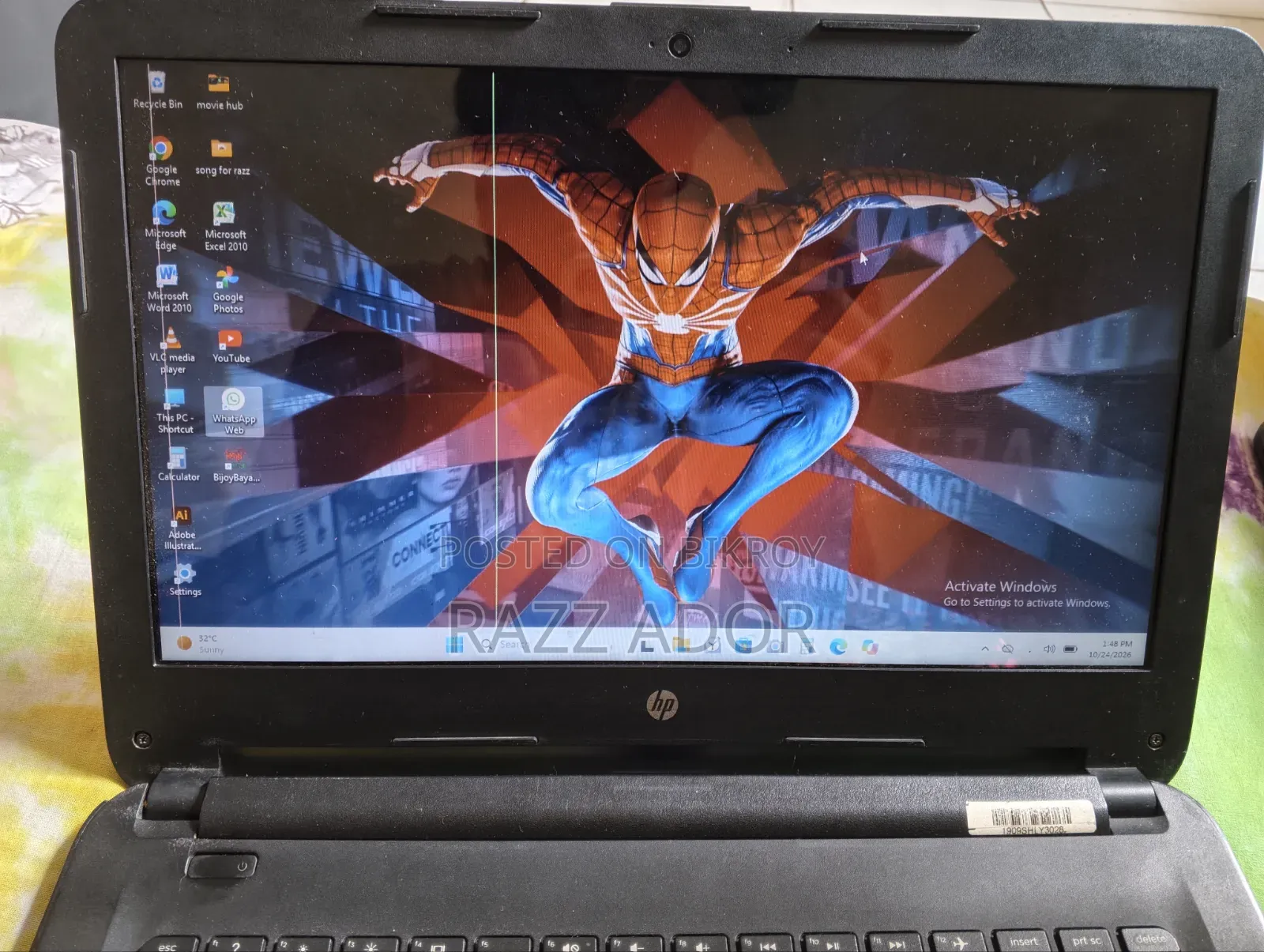 Laptop HP 8GB Intel Core i3 SSD 128GB
