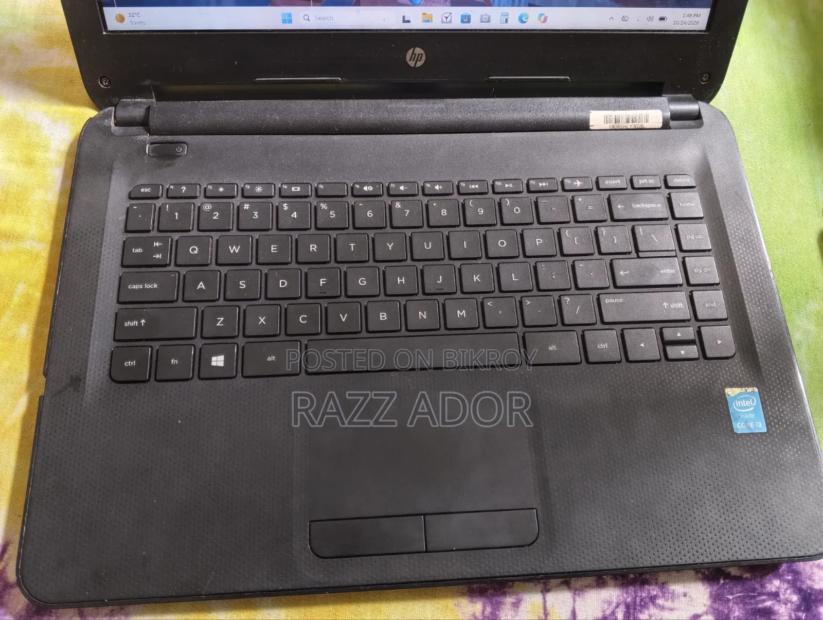 Laptop HP 8GB Intel Core i3 SSD 128GB