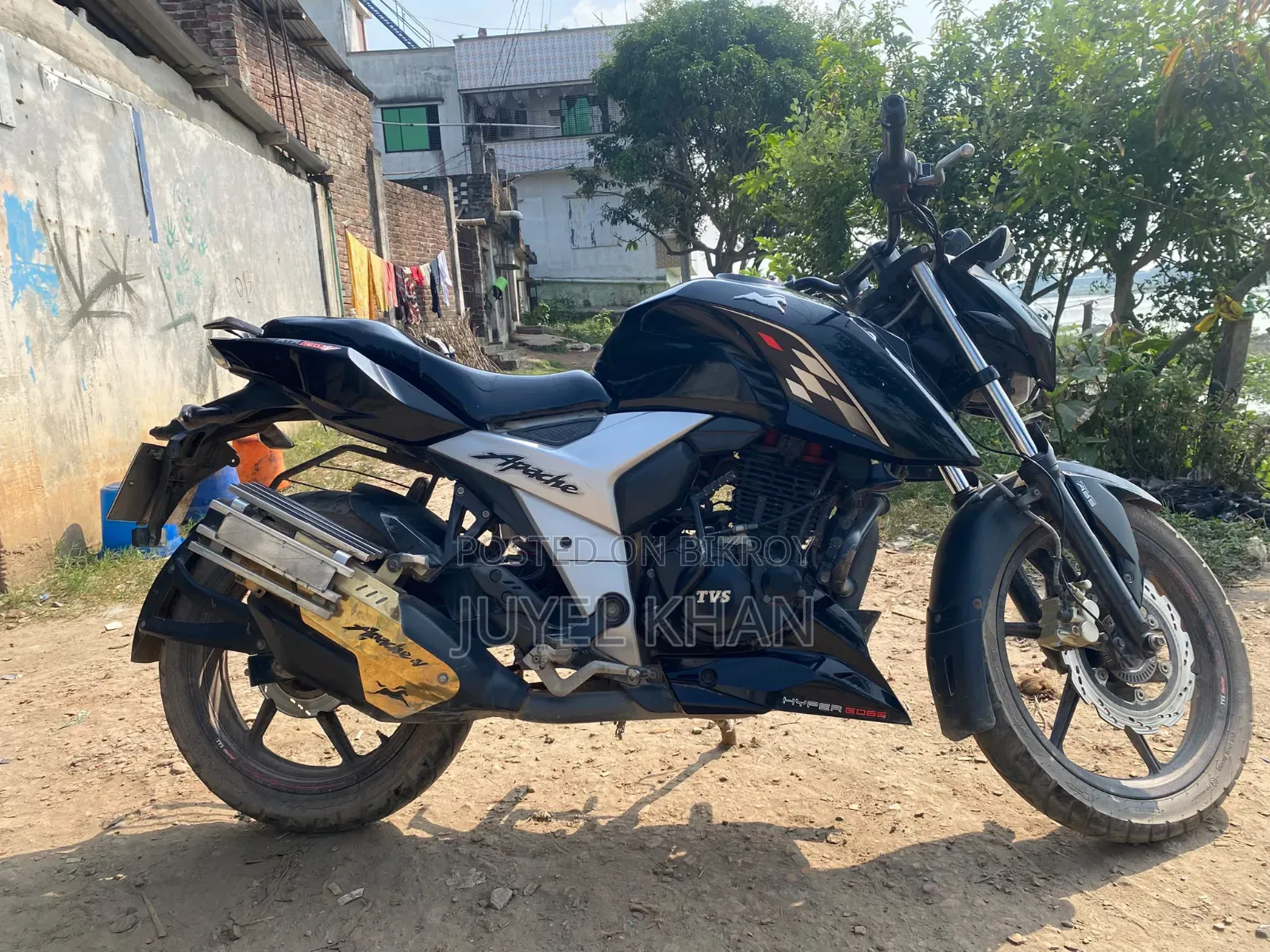 TVS Apache RTR 160 2V ABS 2021 Black