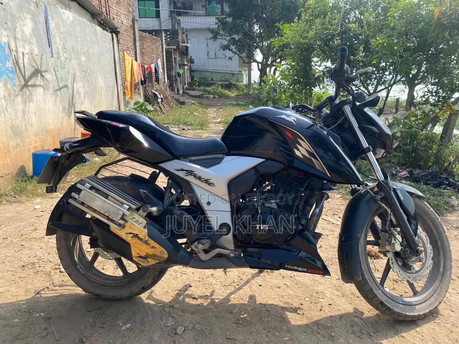 TVS Apache RTR 160 2V ABS 2021 Black