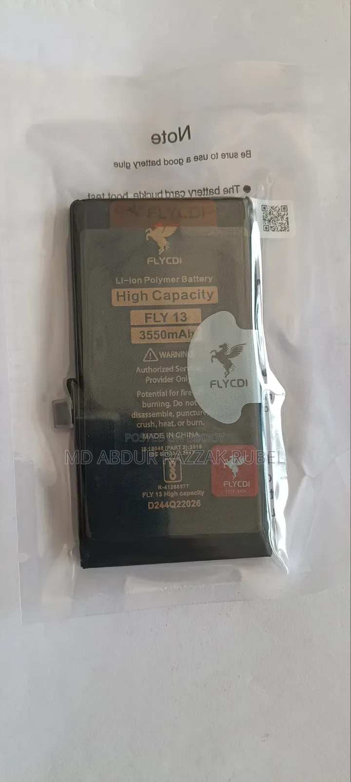 iPhone 13 Flycdi High Capacity Battery