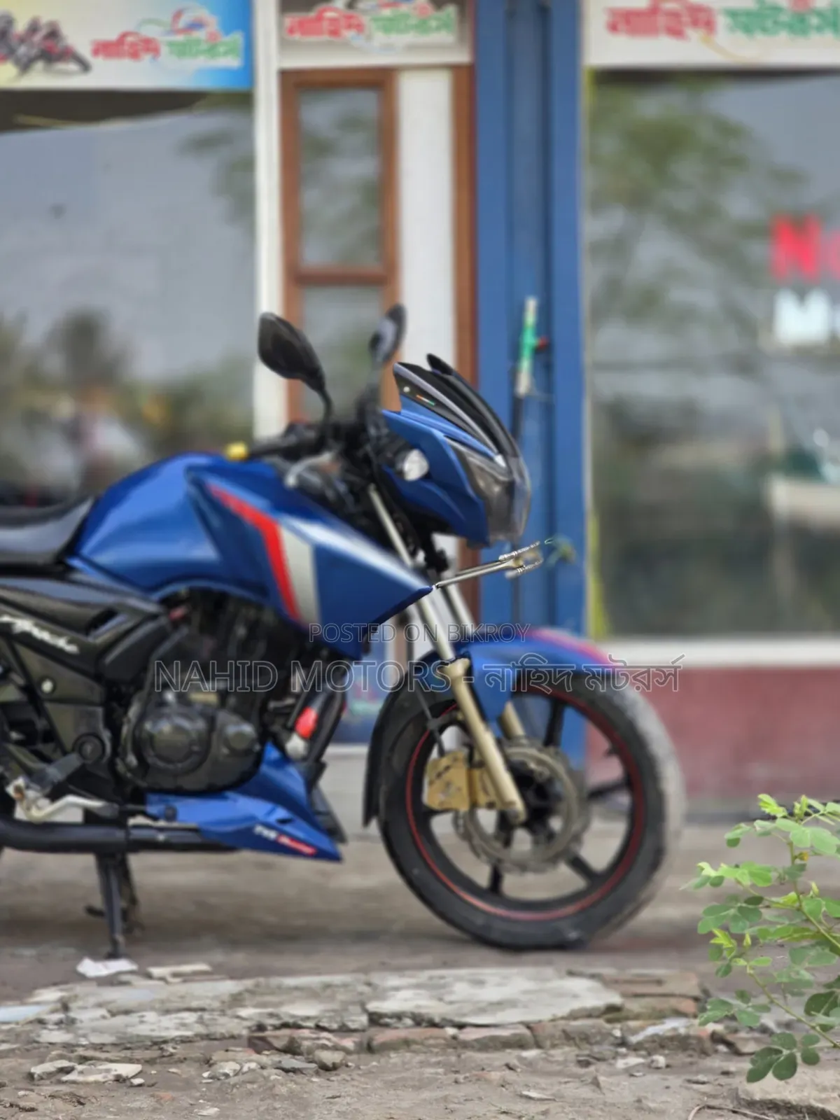 TVS Apache RTR 160 2V 2019 Blue