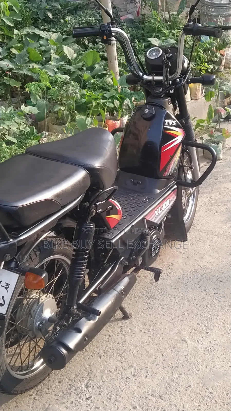 TVS XL 100 2018 Black