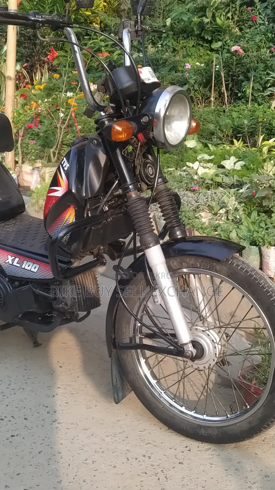 TVS XL 100 2018 Black