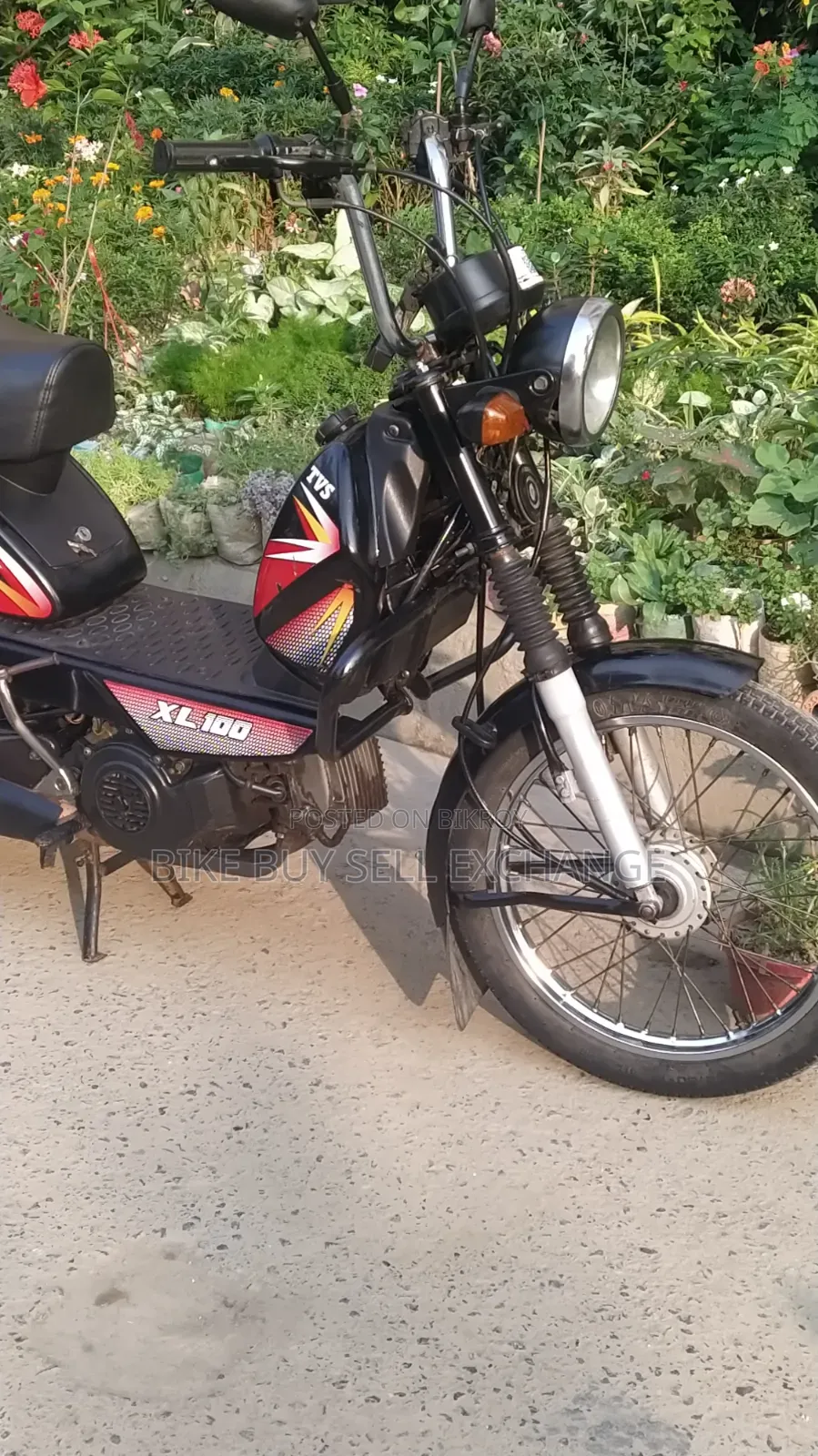 TVS XL 100 2018 Black