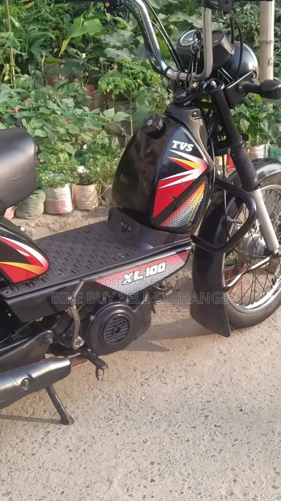 TVS XL 100 2018 Black
