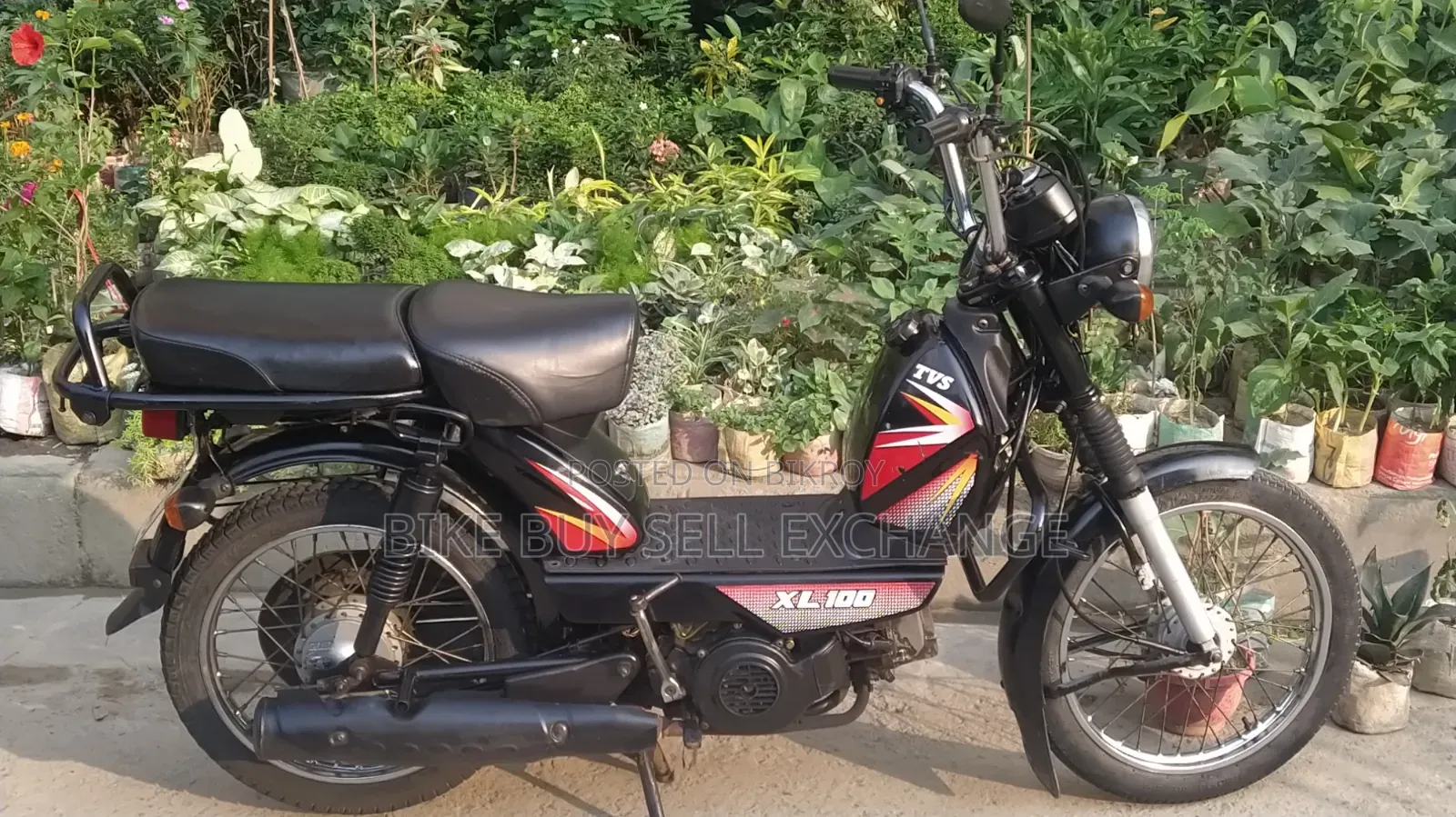TVS XL 100 2018 Black