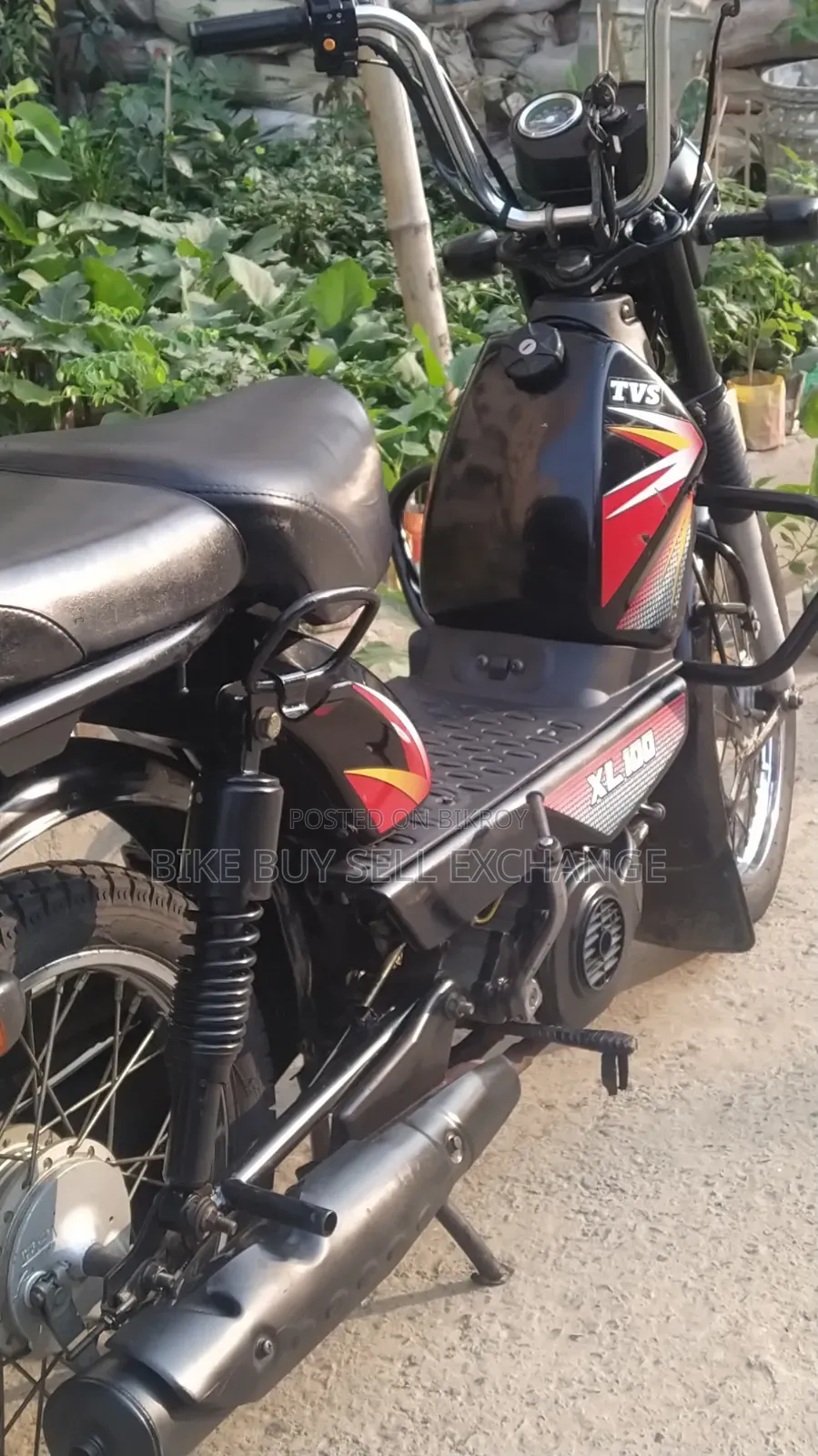 TVS XL 100 2018 Black