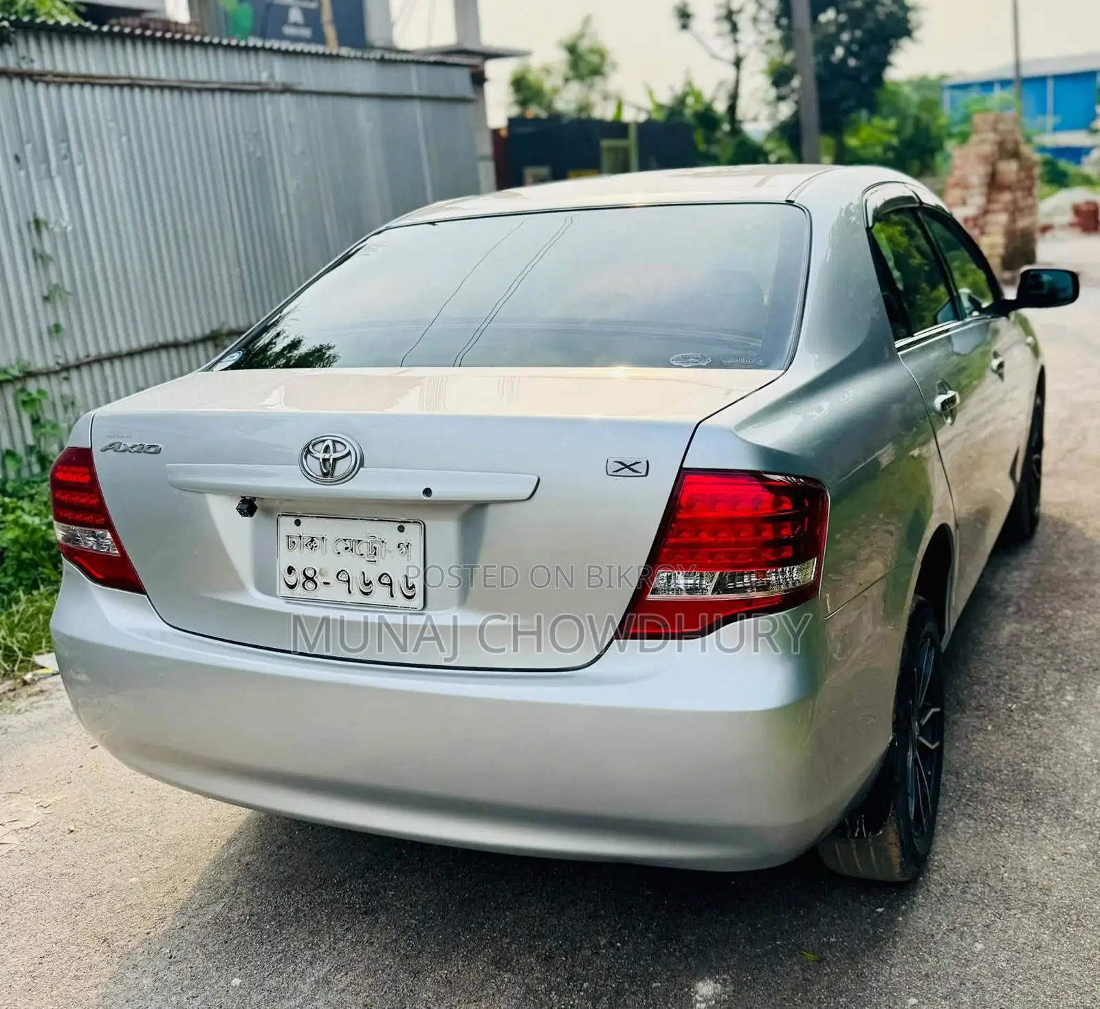 Toyota Axio 1.5 G 2WD 2012 Silver