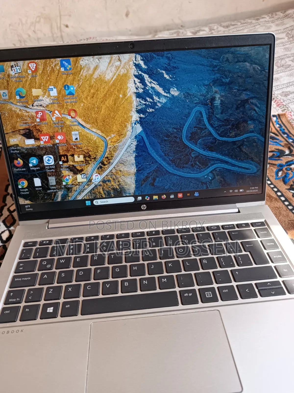 Laptop HP ProBook 445 G8 8GB AMD Ryzen 7 HDD+SSD 320GB