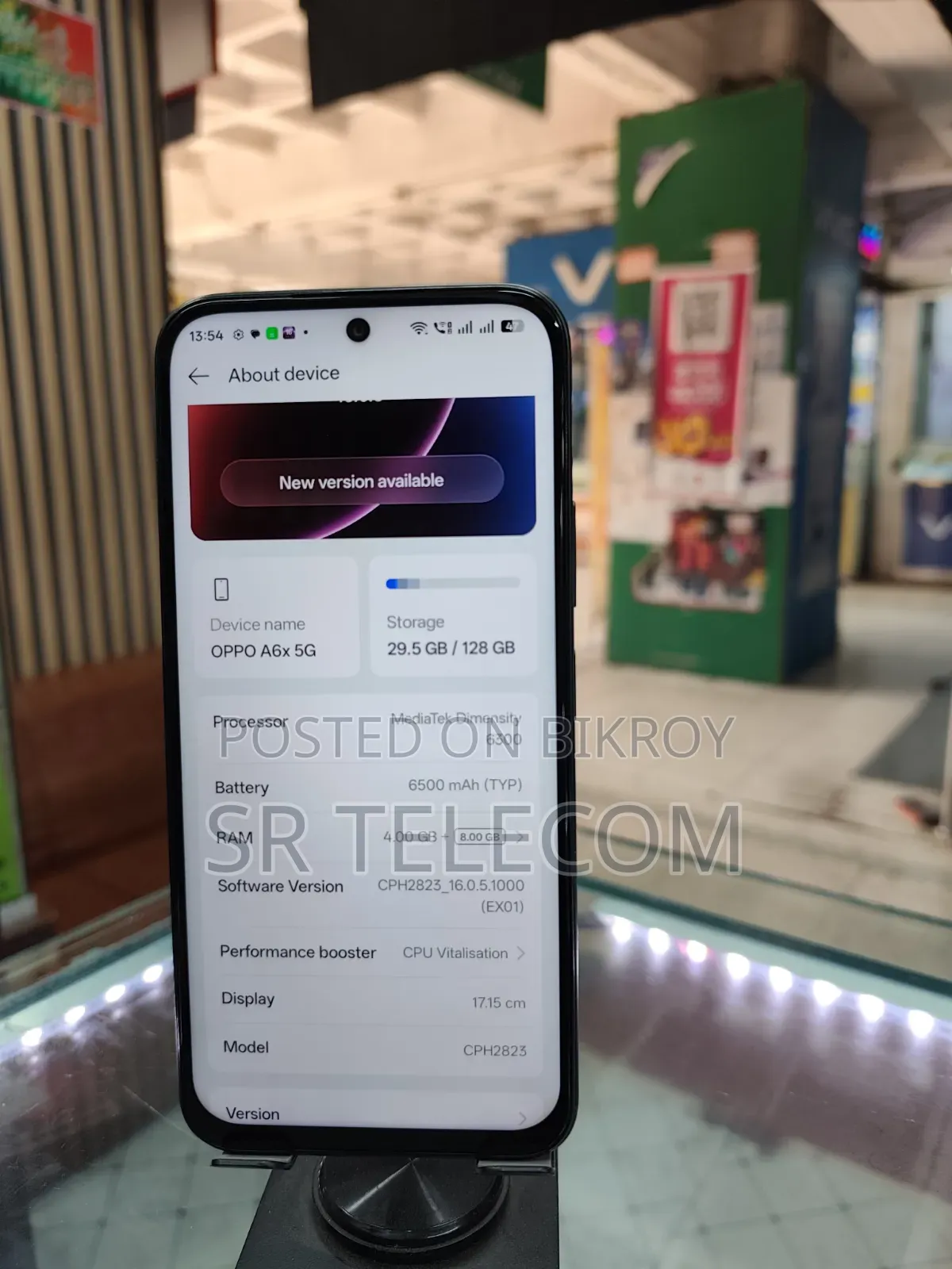 Oppo A6x 128 GB Gray
