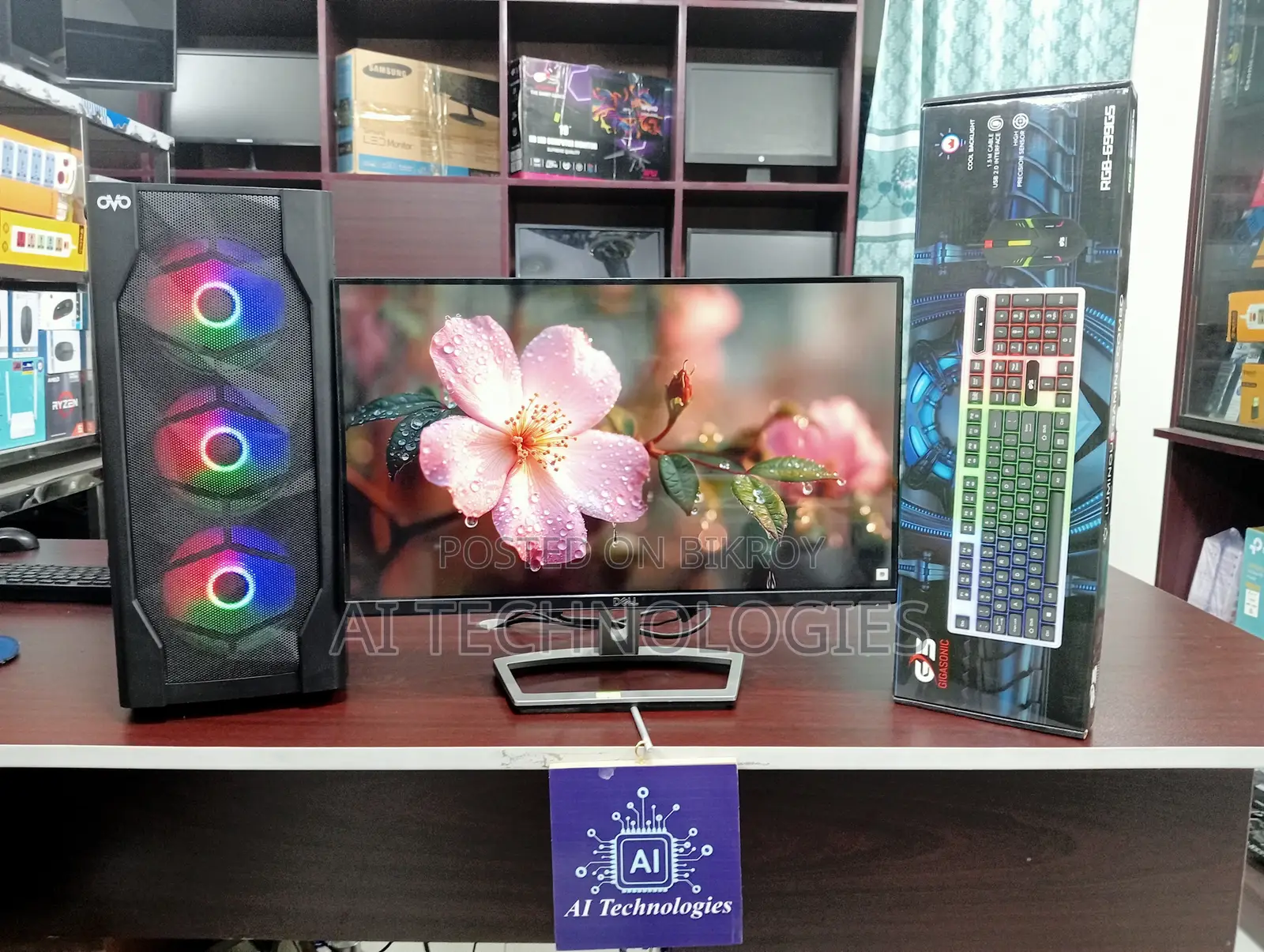 Desktop Computer MSI model 4GB AMD Ryzen 5 SSD 128GB