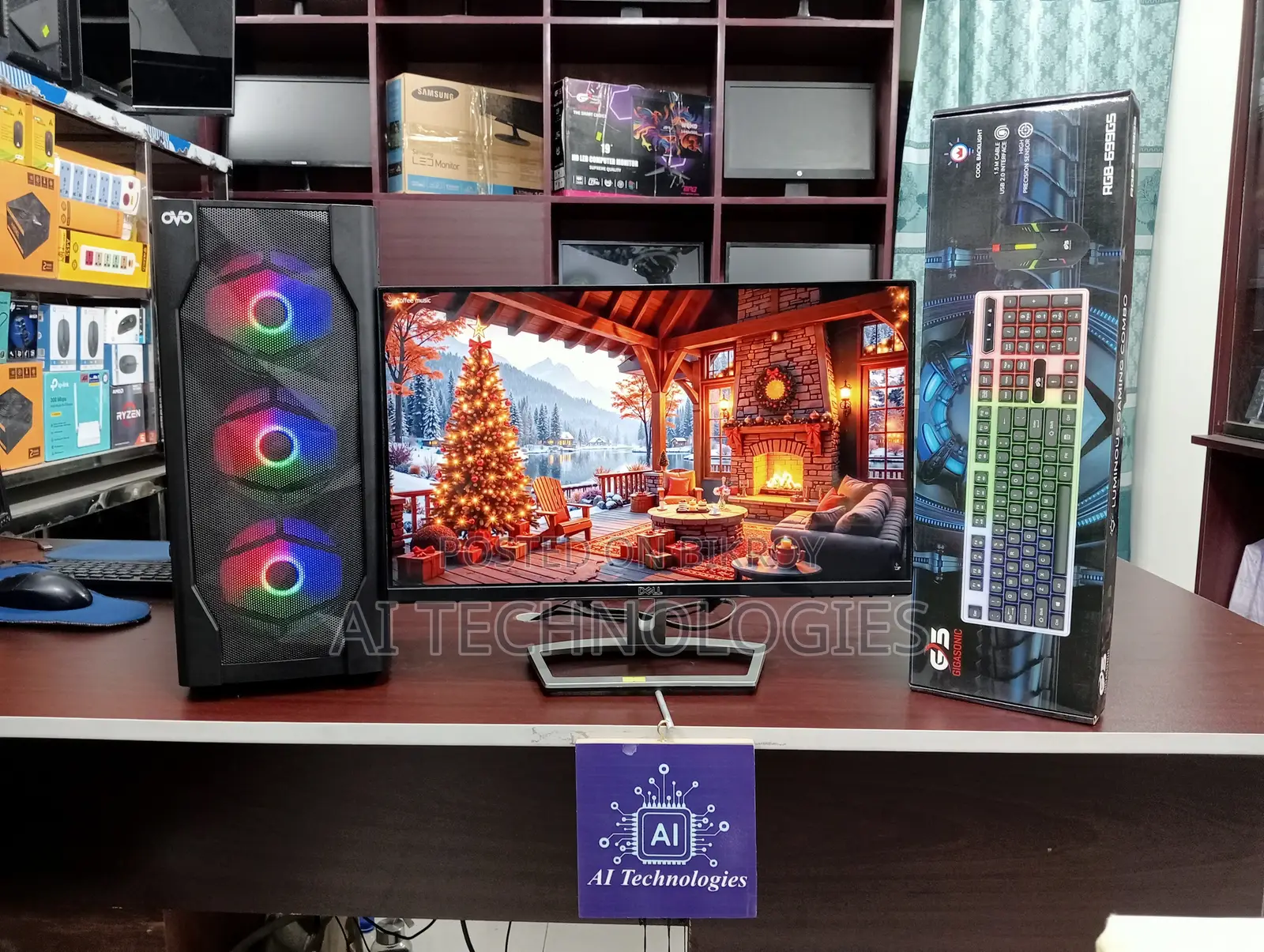 Desktop Computer MSI model 4GB AMD Ryzen 5 SSD 128GB