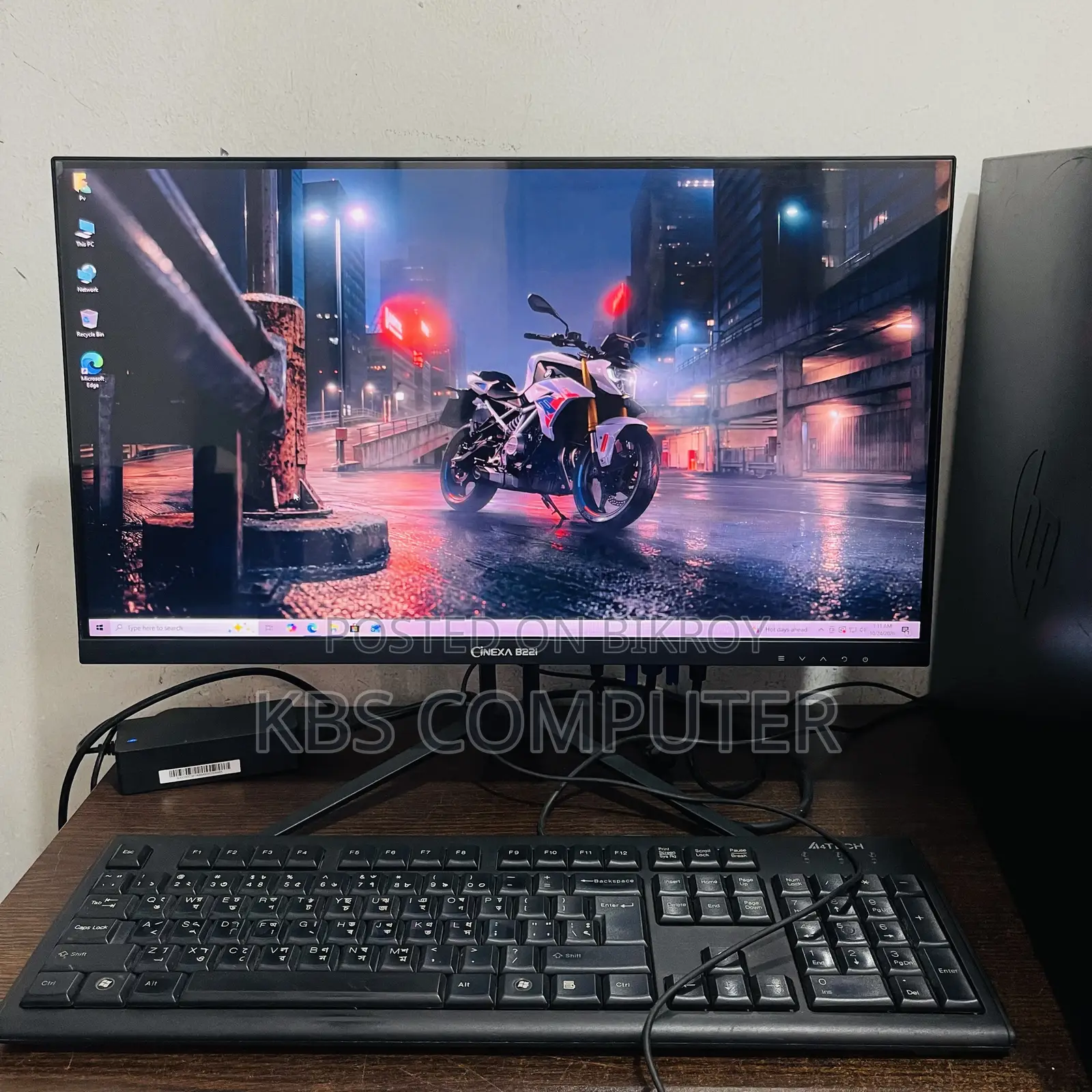 Desktop Computer HP 8GB Intel Core i5 SSD 128GB