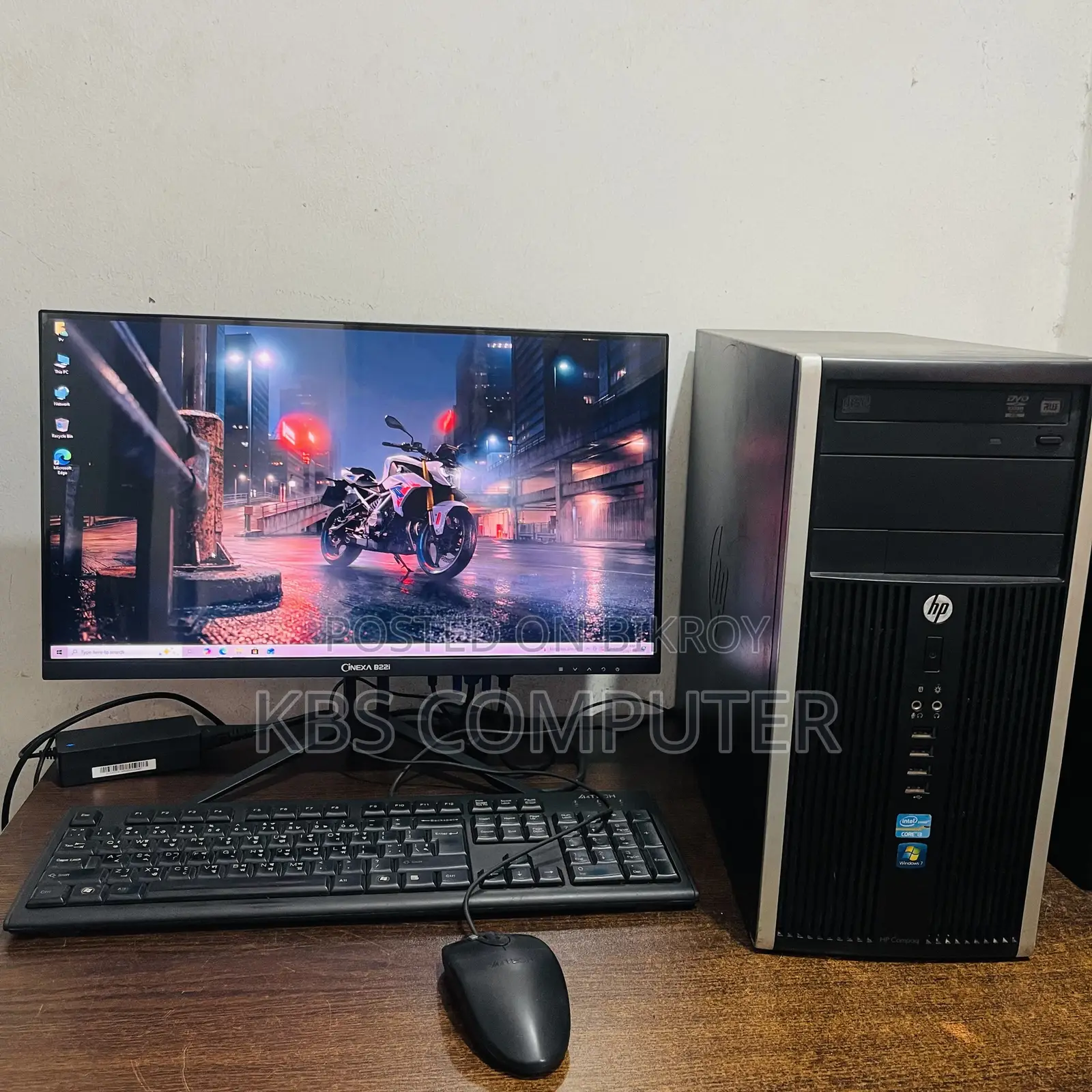 Desktop Computer HP 8GB Intel Core i5 SSD 128GB