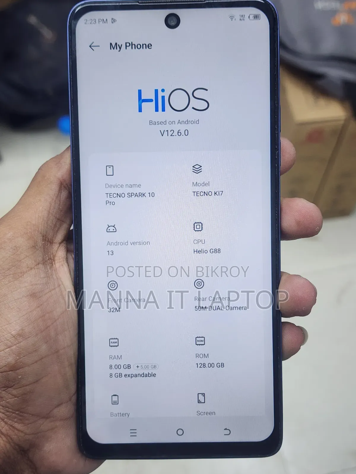 Tecno Spark 10 Pro 128 GB Black