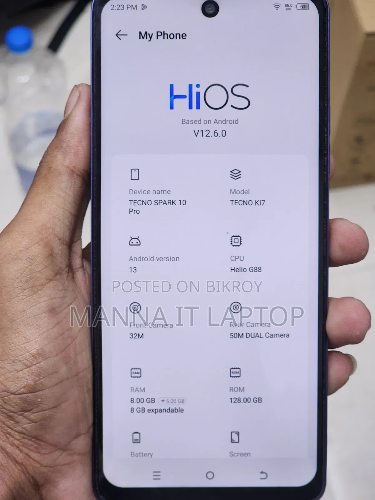 Tecno Spark 10 Pro 128 GB Black
