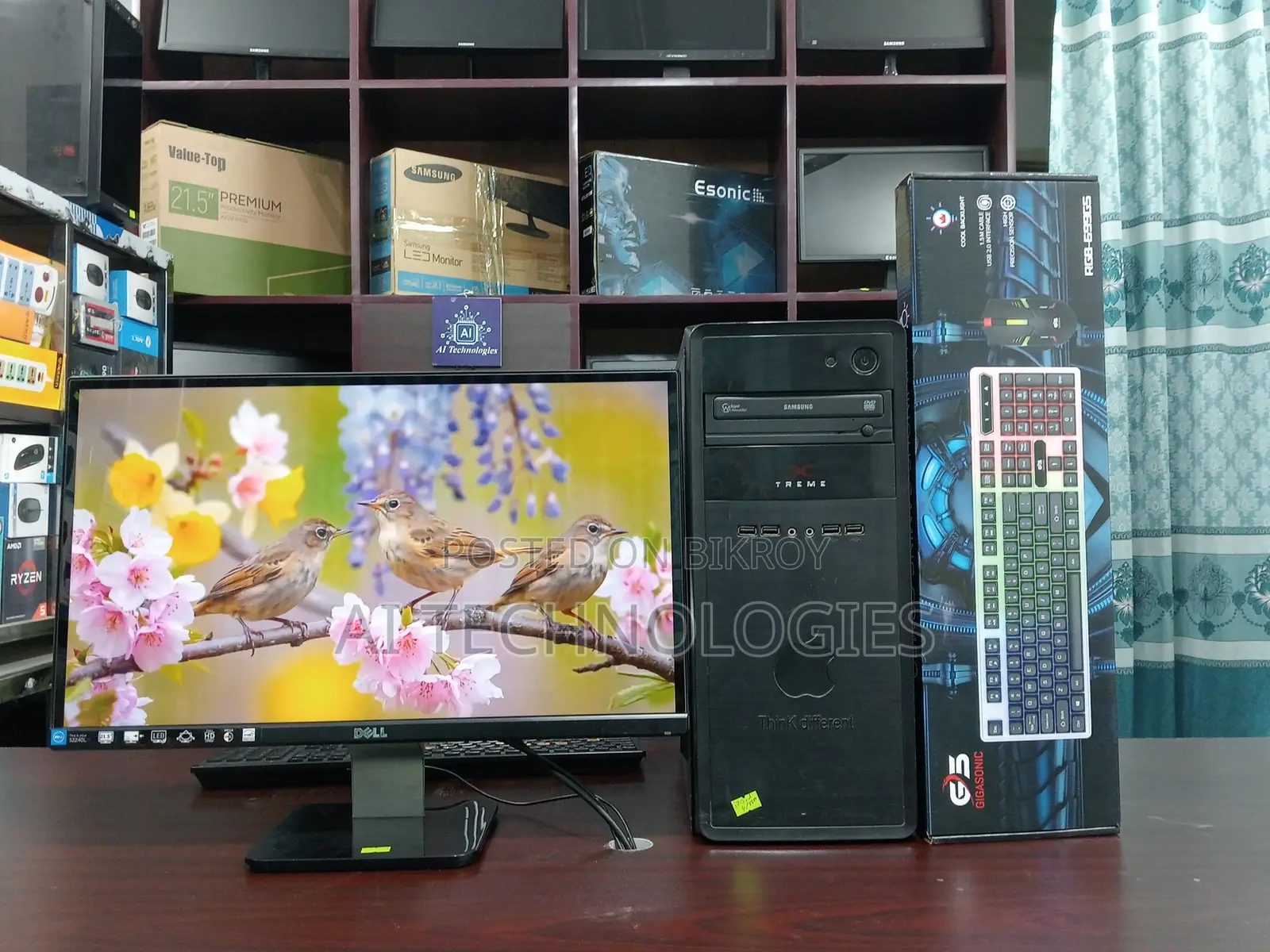 Desktop Computer Gigabyte 4GB Intel Core i7 SSD 128GB