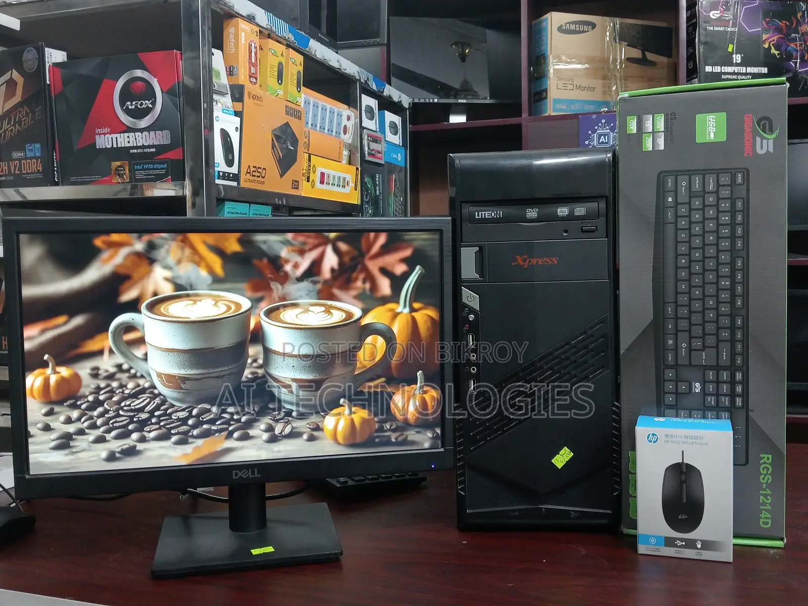Desktop Computer Gigabyte 4GB Intel Core i3 HDD 500GB
