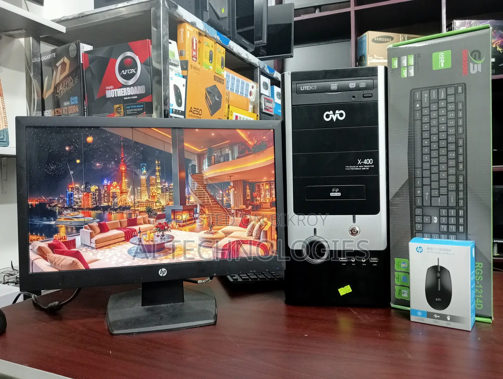 Desktop Computer Gigabyte 4GB Intel Core i3 HDD 500GB