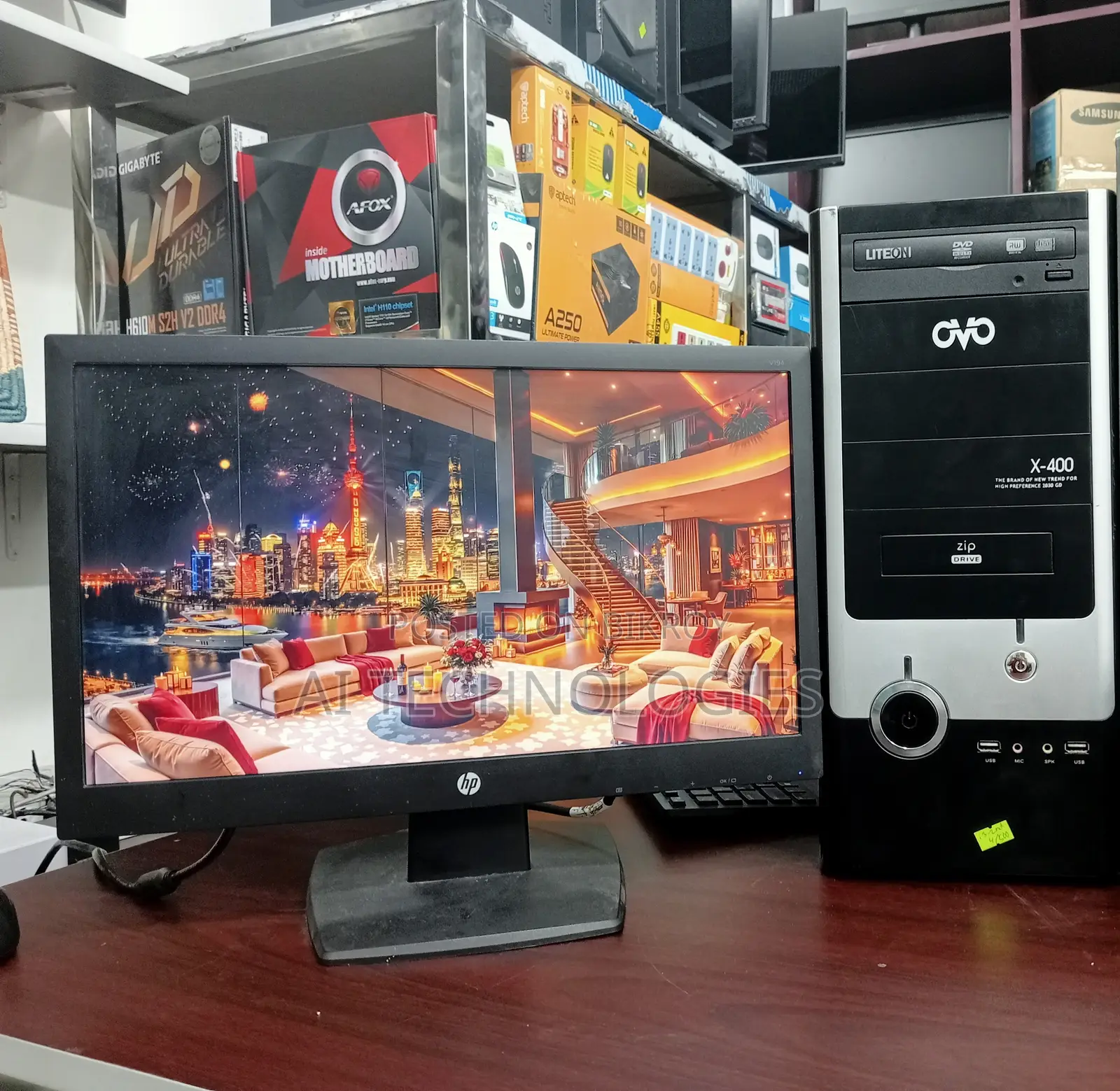 Desktop Computer Gigabyte 4GB Intel Core i3 HDD 500GB