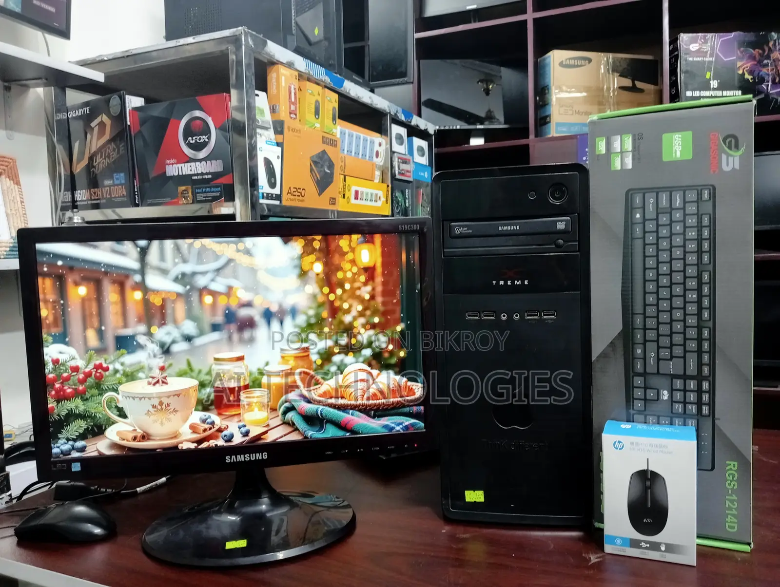 Desktop Computer Gigabyte 4GB Intel Core i7 HDD 500GB