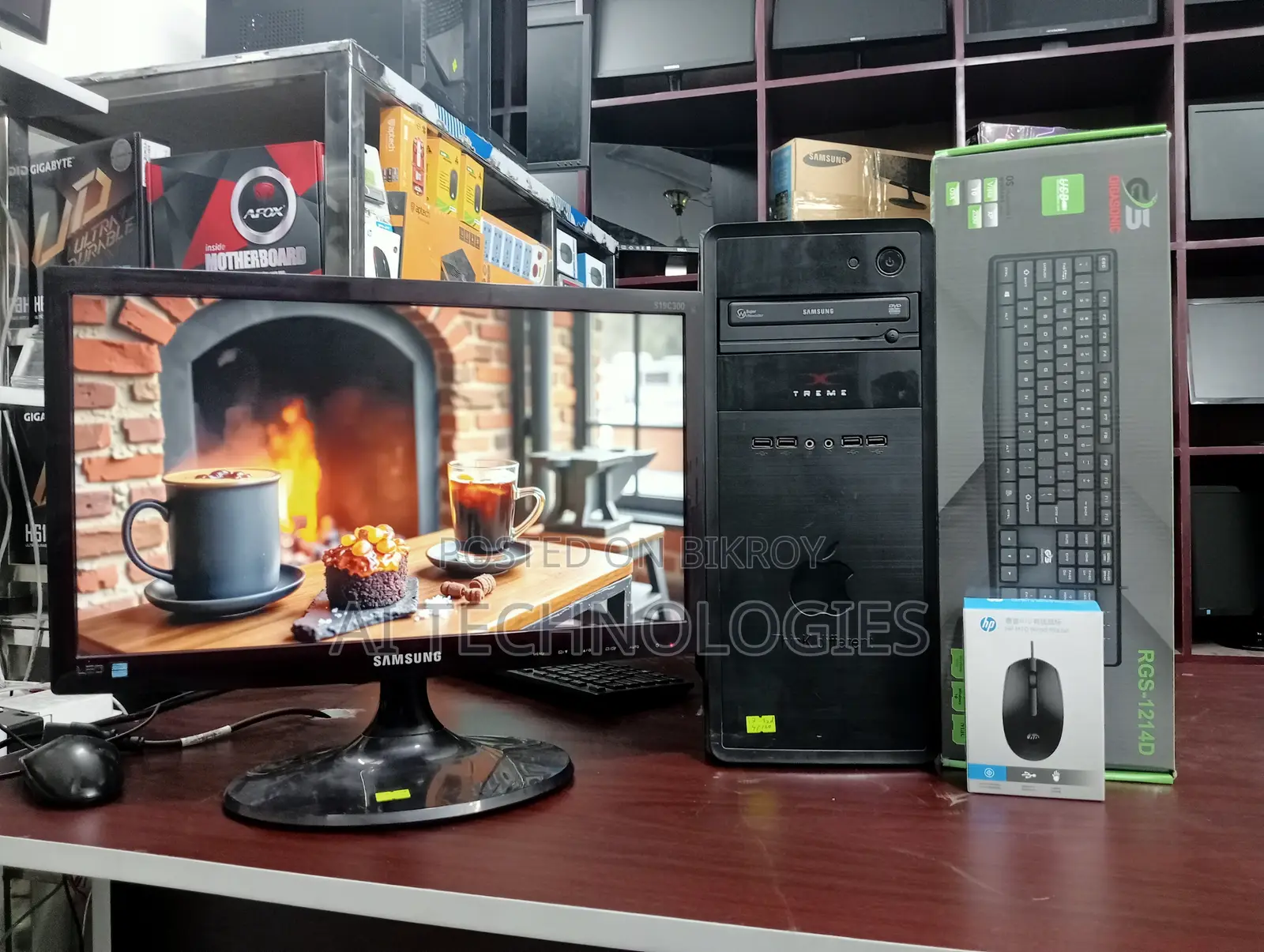 Desktop Computer Gigabyte 4GB Intel Core i7 HDD 500GB
