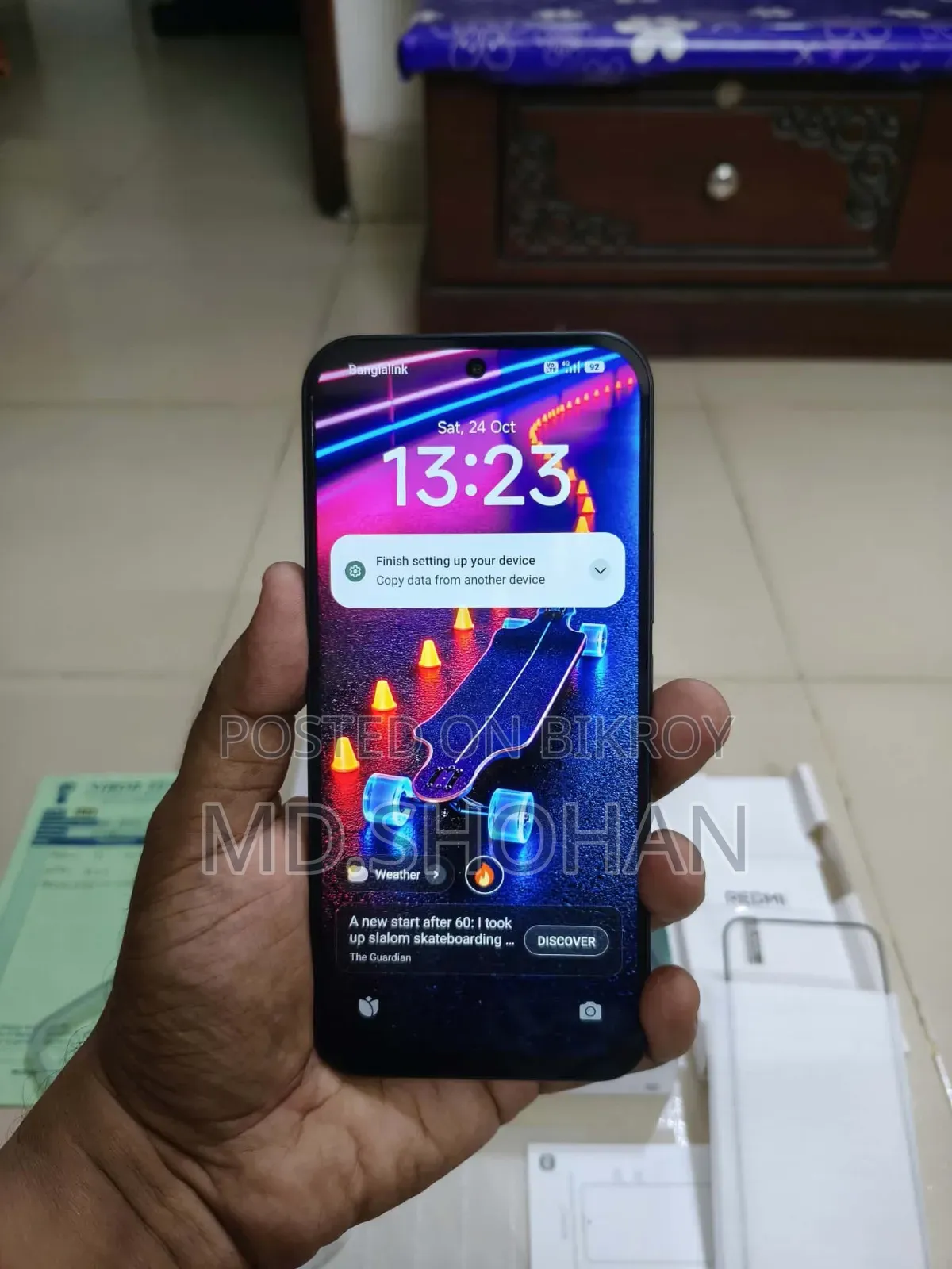 নতুন শাওমি রেডমি ১৭ ১২৮ জিবি ব্ল্যাক