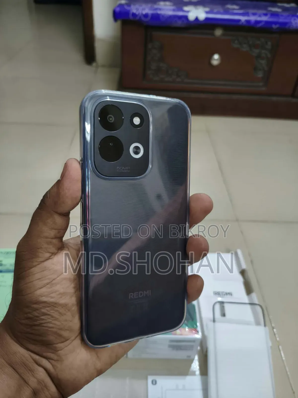 নতুন শাওমি রেডমি ১৭ ১২৮ জিবি ব্ল্যাক