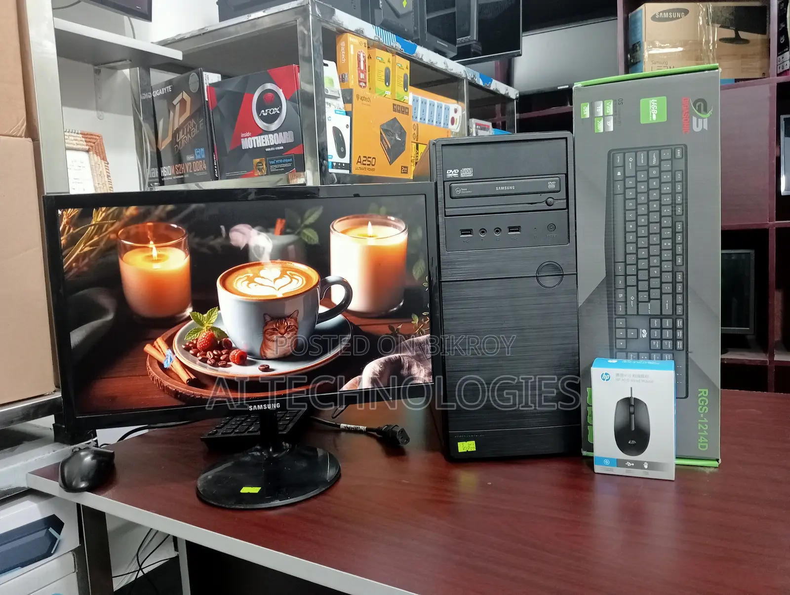 Desktop Computer Gigabyte 4GB Intel Core i3 HDD 500GB