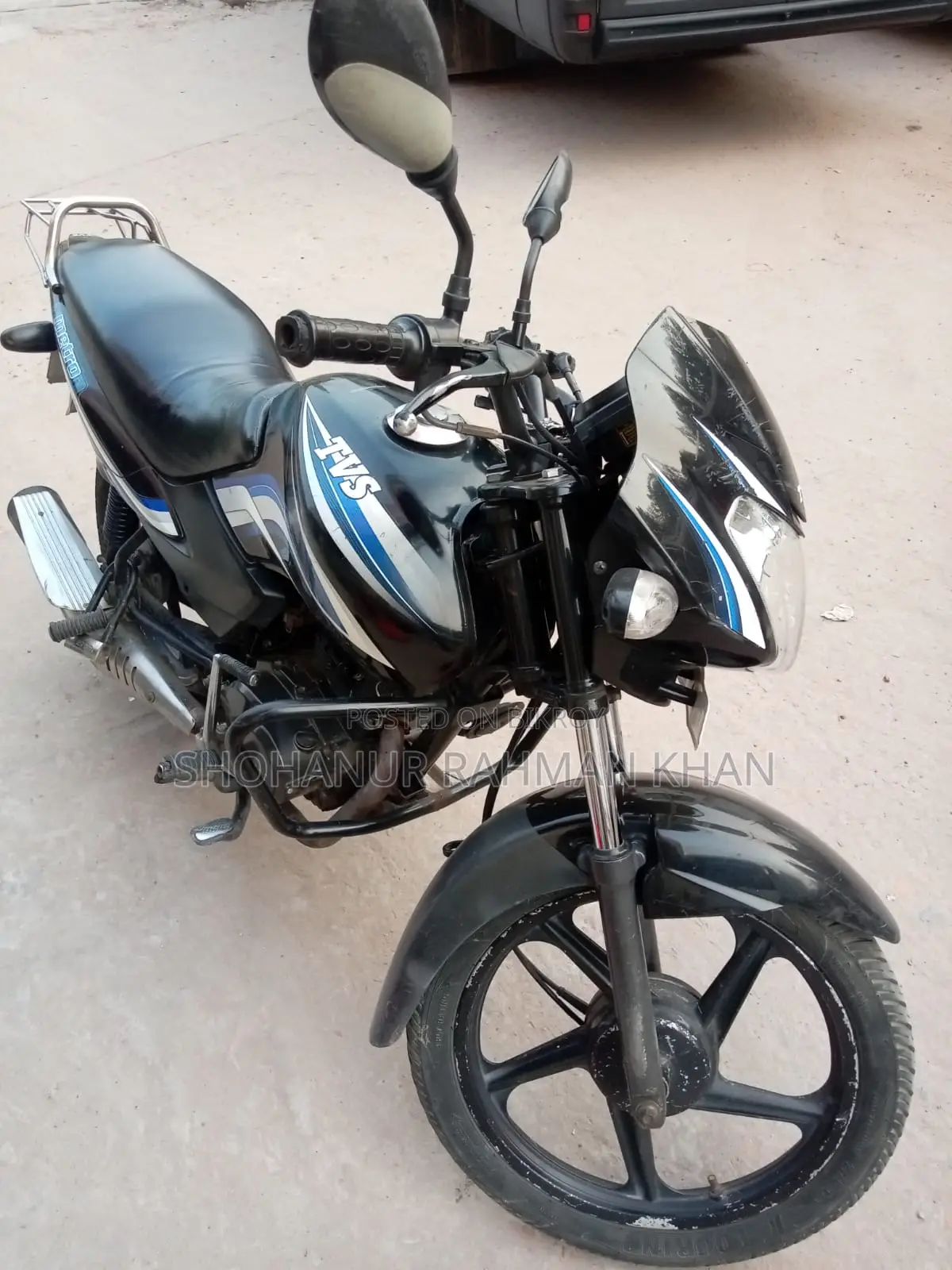 টিভিএস মেট্রো ২০১৭ কালো