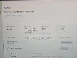 Laptop Dell Inspiron 15 3501 12GB Intel Core i3 HDD+SSD 1T