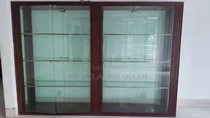 সেগুন কাঠের ভিনটেজ শোকেস