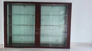 সেগুন কাঠের ভিনটেজ শোকেস