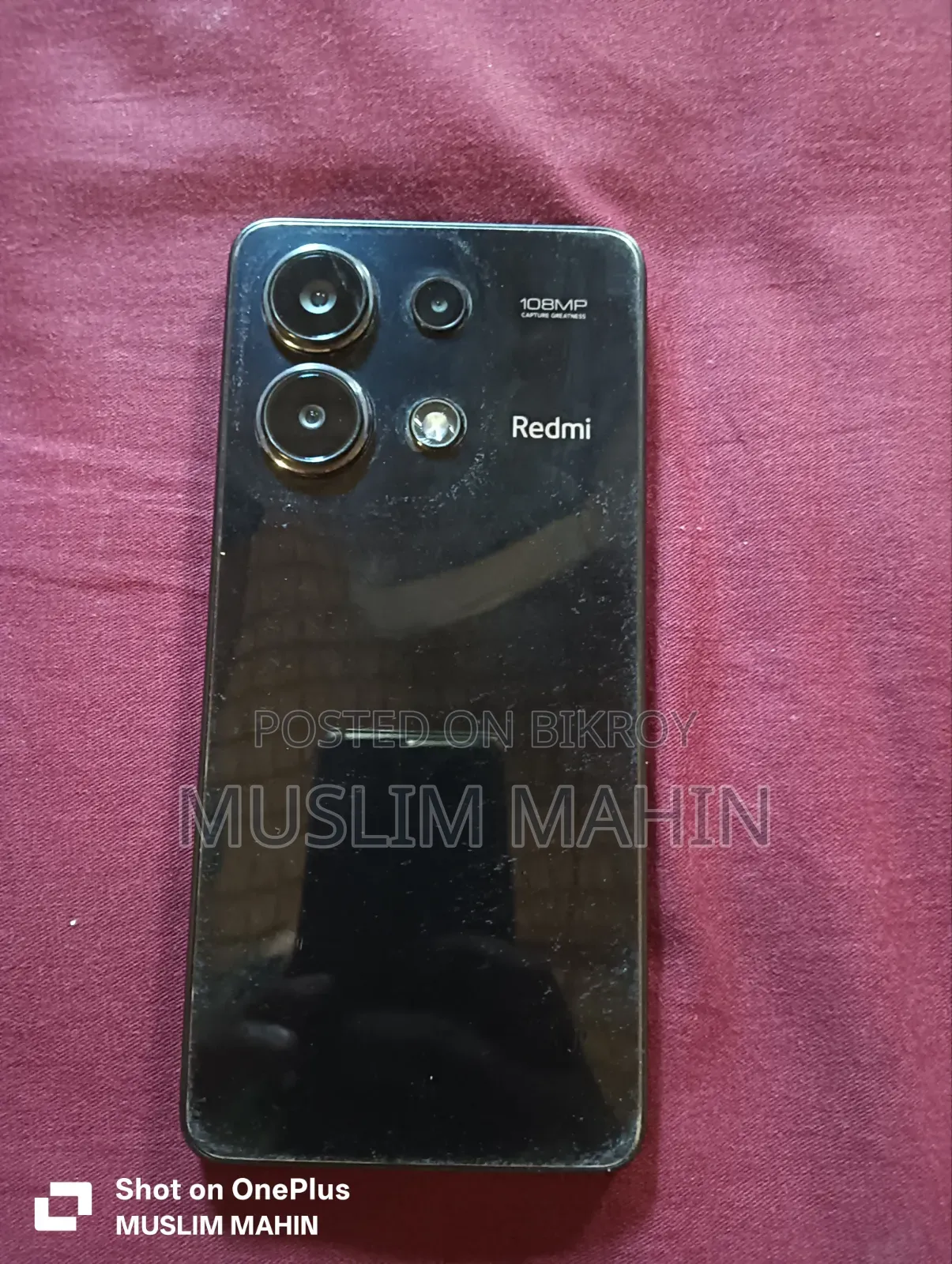শাওমি রেডমি নোট ১৩ প্রো ৫জি ২৫৬ জিবি ব্ল্যাক