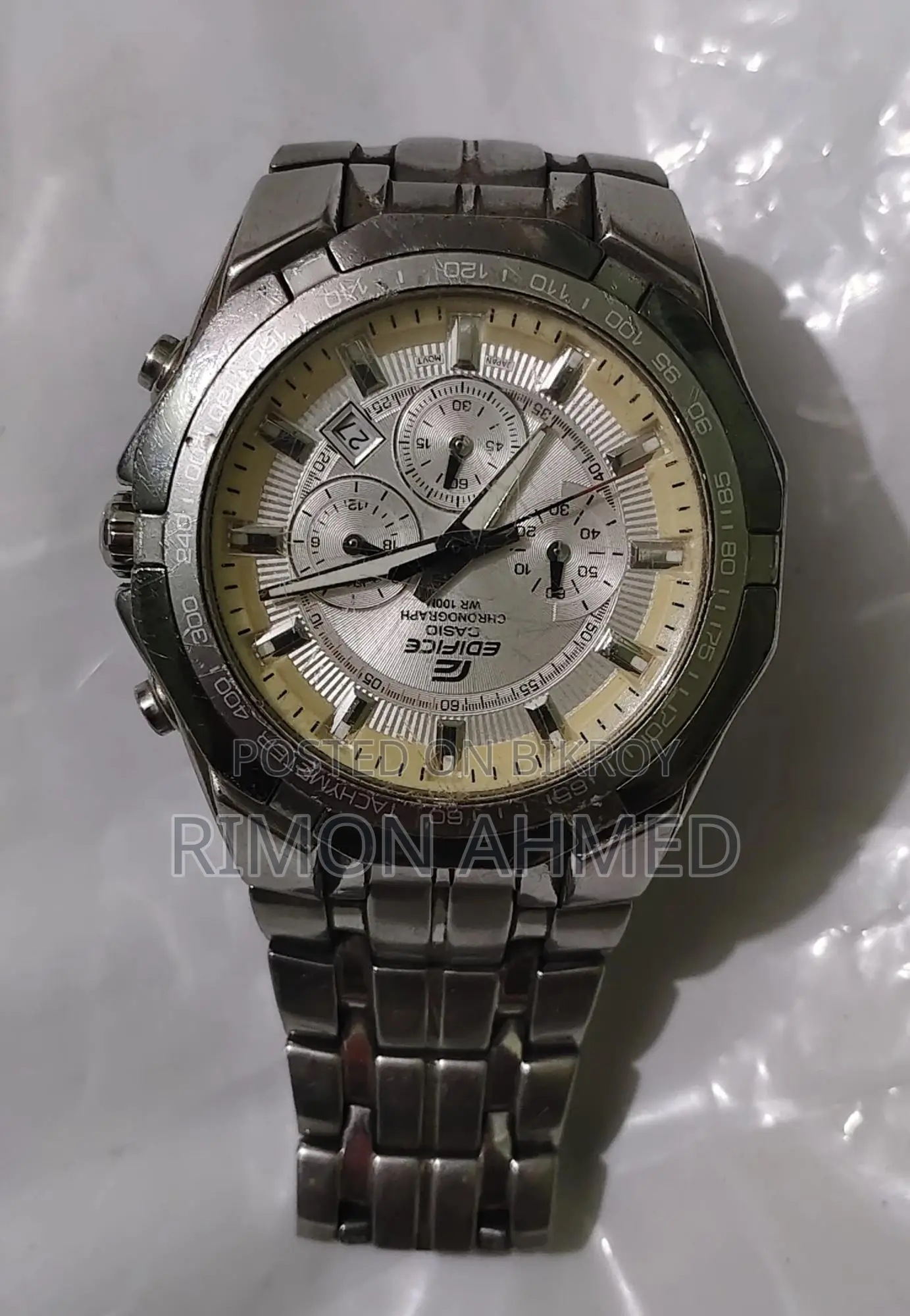 Casio Edifice EF-540 Chronograph 2711 Vintage Men’s Watch HSN138BAS10