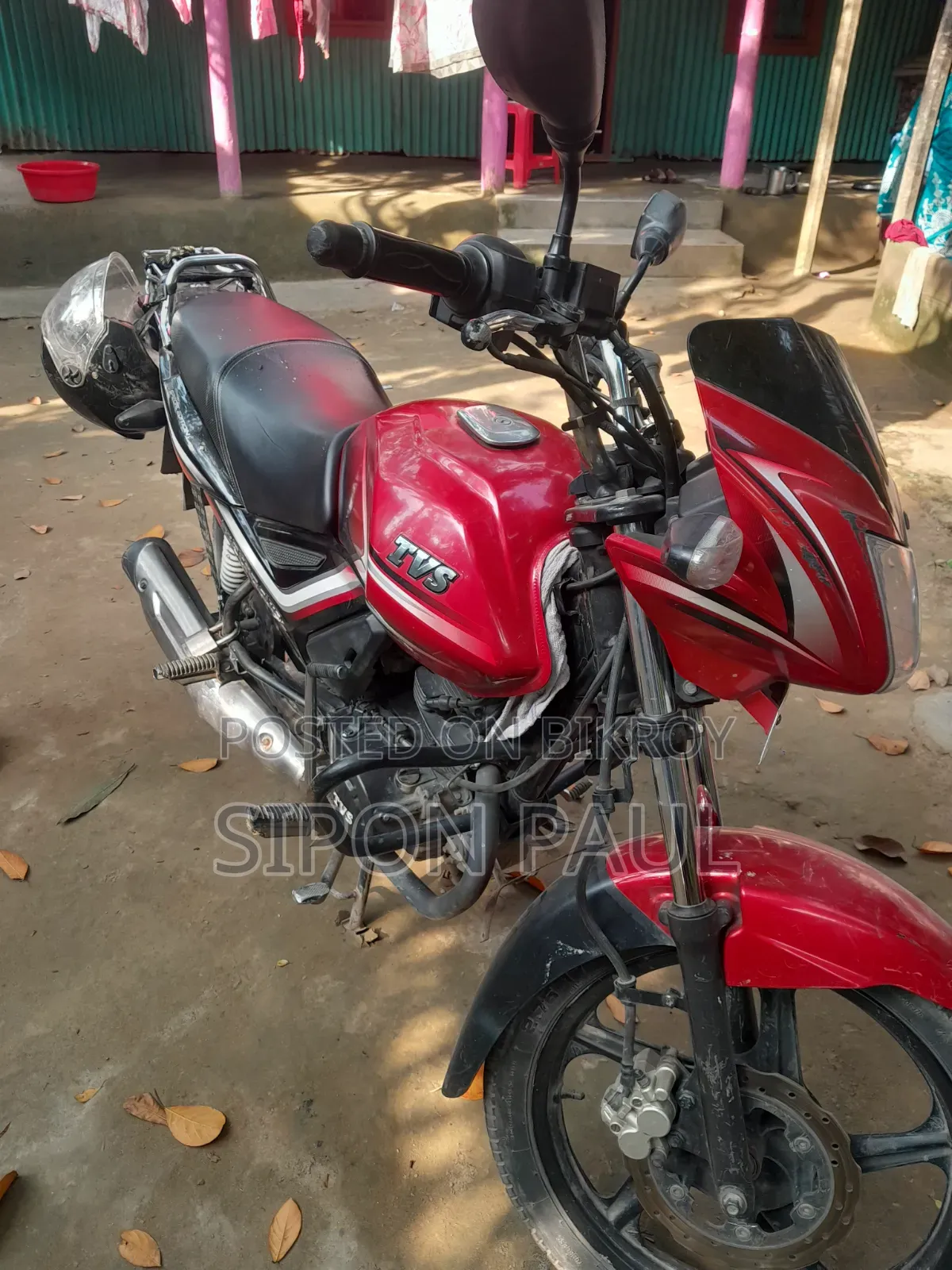 TVS Metro 2017 Red