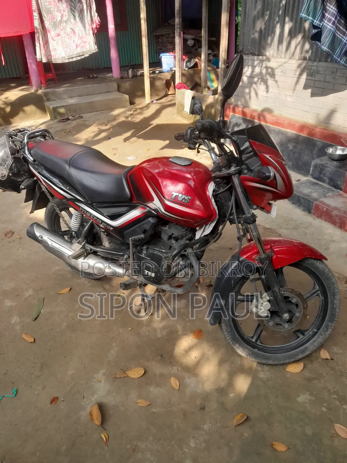 TVS Metro 2017 Red