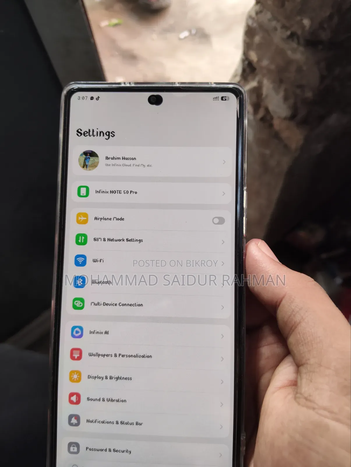 Infinix Note 50 Pro 256 GB Black