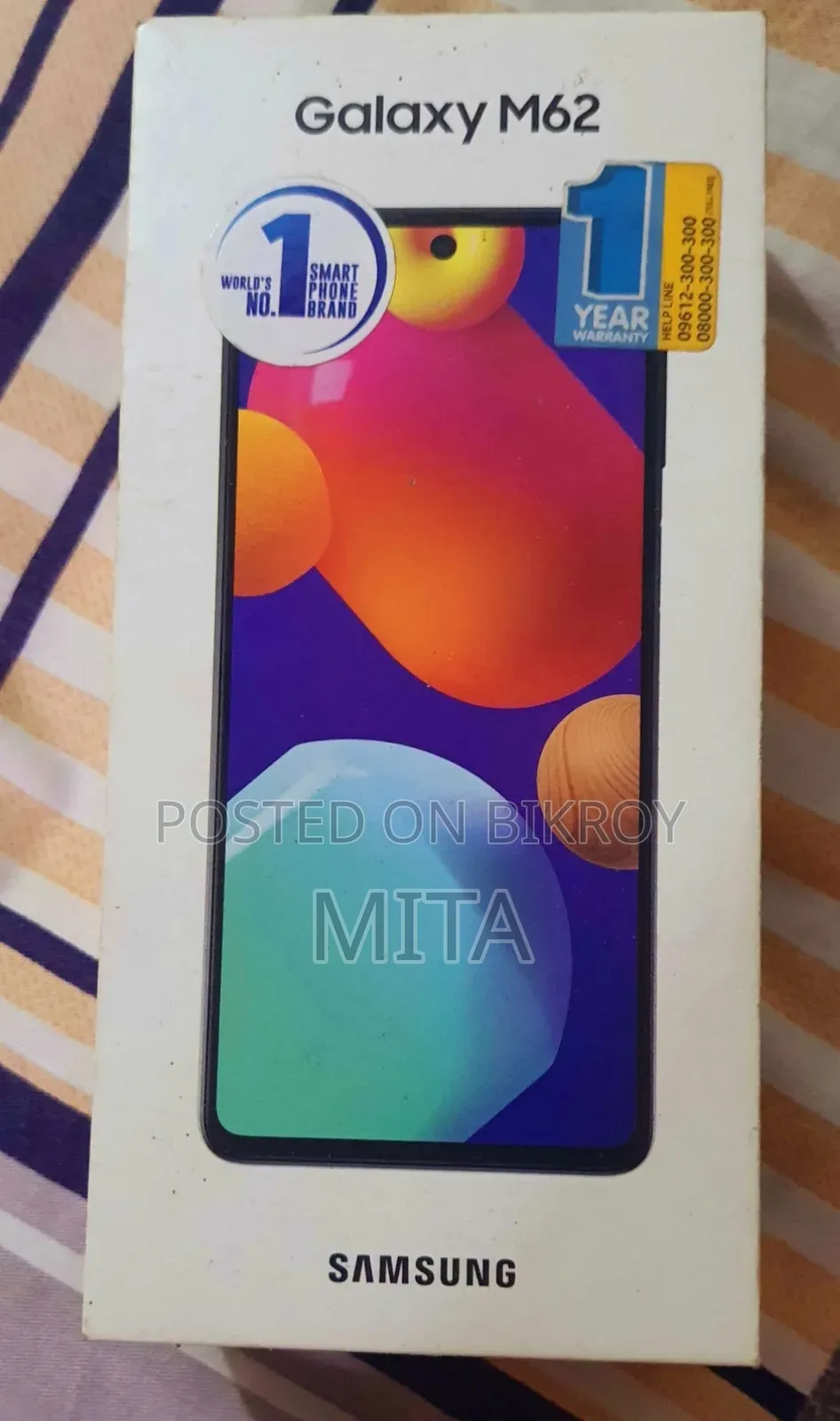 স্যামসাং গ্যালাক্সি এম৬২ ১২৮ জিবি ব্ল্যাক