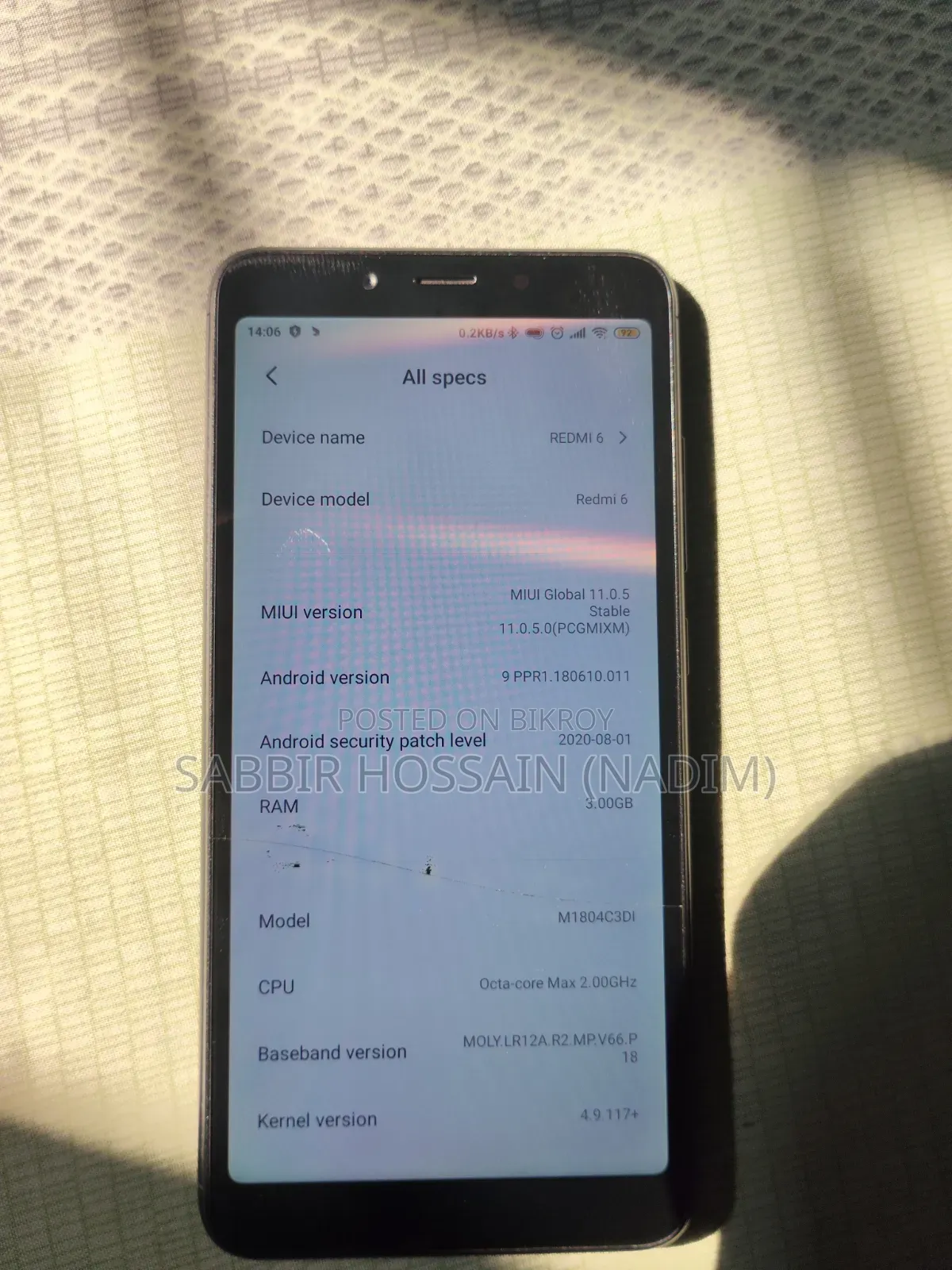 Xiaomi Redmi 6 64 GB Black