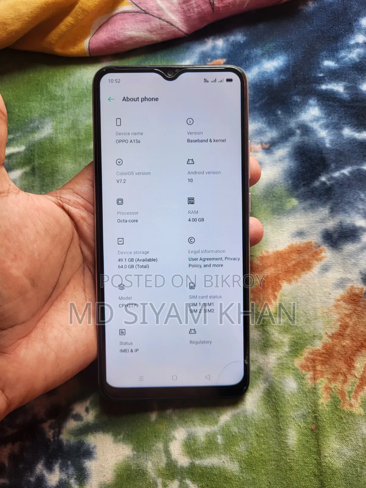 Oppo A15s 64 GB White