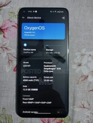 OnePlus 9R 256 GB Blue