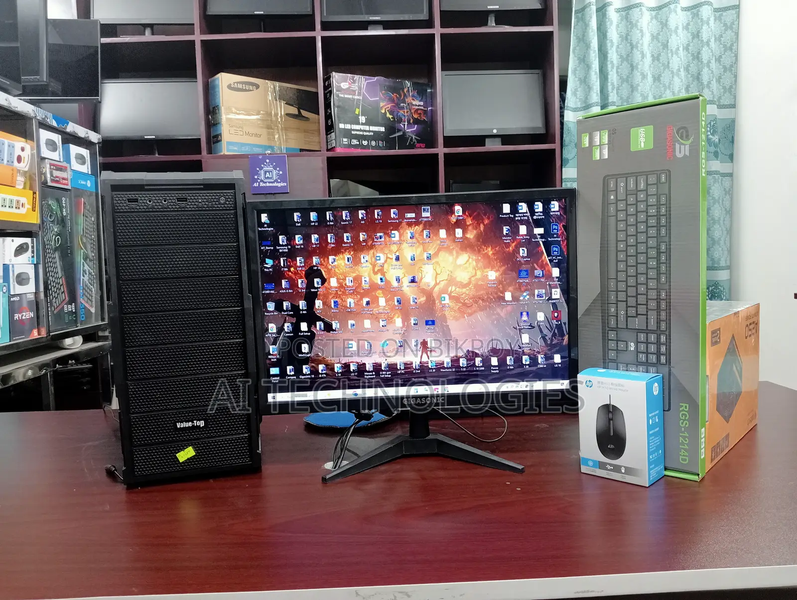 Desktop Computer Gigabyte 4GB Intel Core 2 Duo HDD 500GB