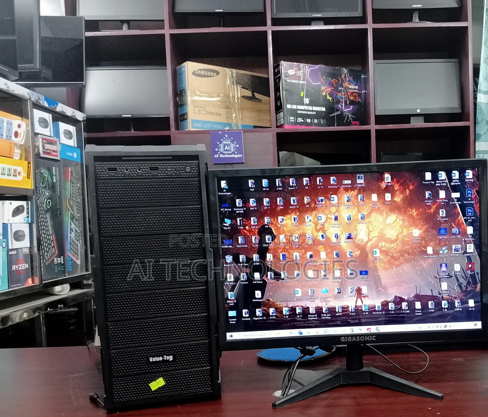 Desktop Computer Gigabyte 4GB Intel Core 2 Duo HDD 500GB